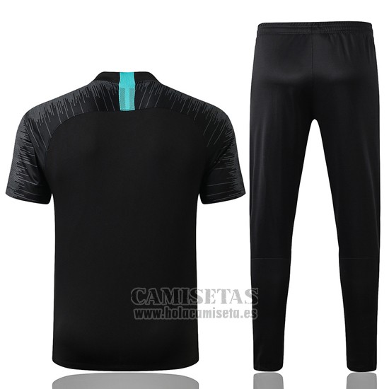 Chandal del Barcelona Manga Corta 2019-2020 Negro